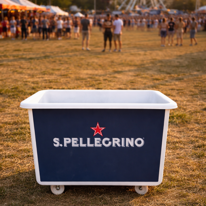 Quirky Group Large Rectangular Sampling Bin - San Pellegrino
