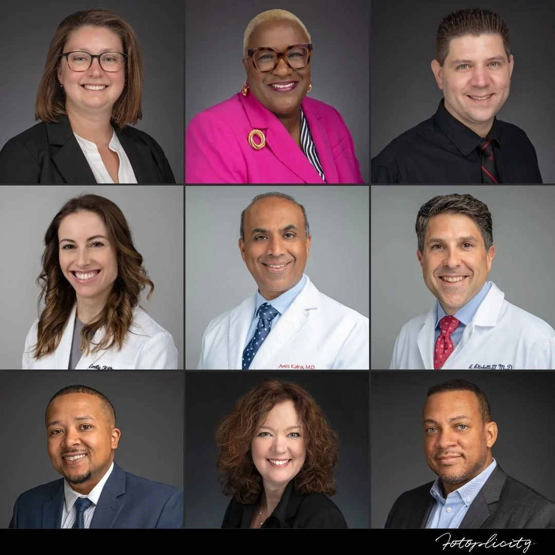 Corporate team headshot session at Fotoplicity studio in East Brunswick New Jersey