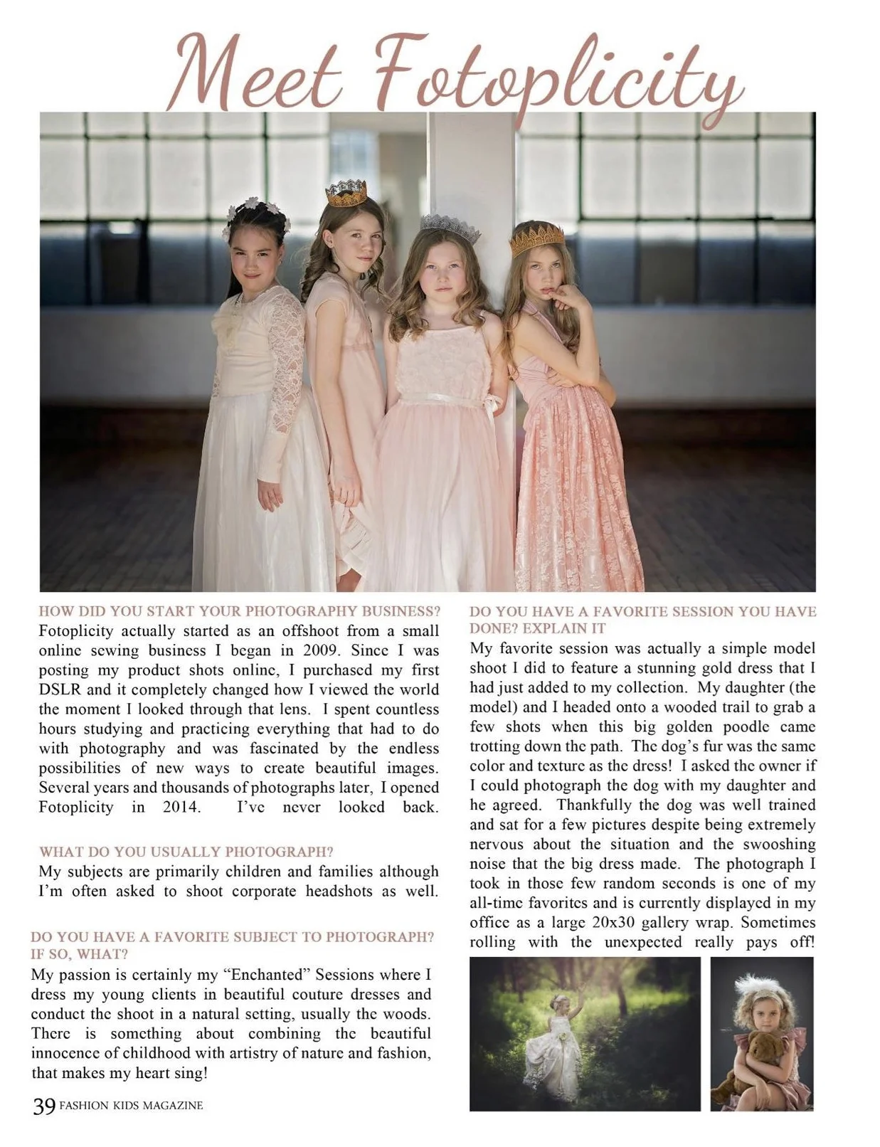 Young Fashion Kids Interview