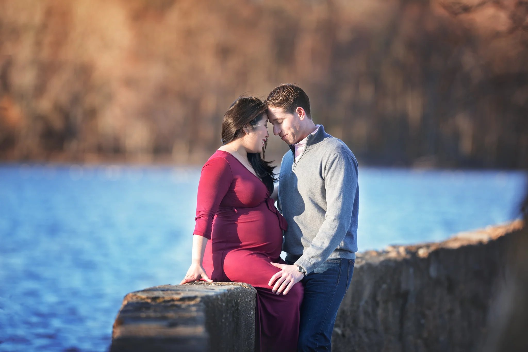 Maternity Couple by the Lake.jpg