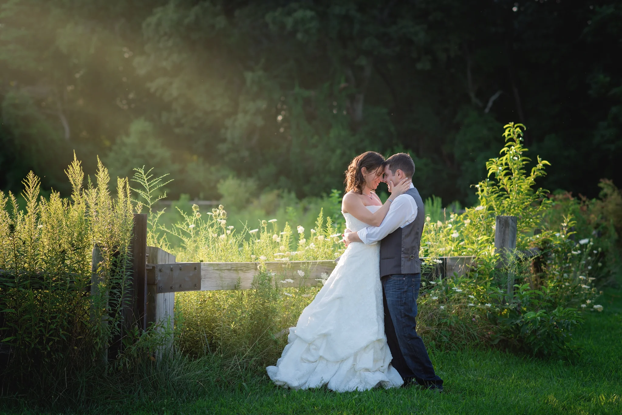 Couple in wedding wardrobe for anniversary session by Fotoplicity