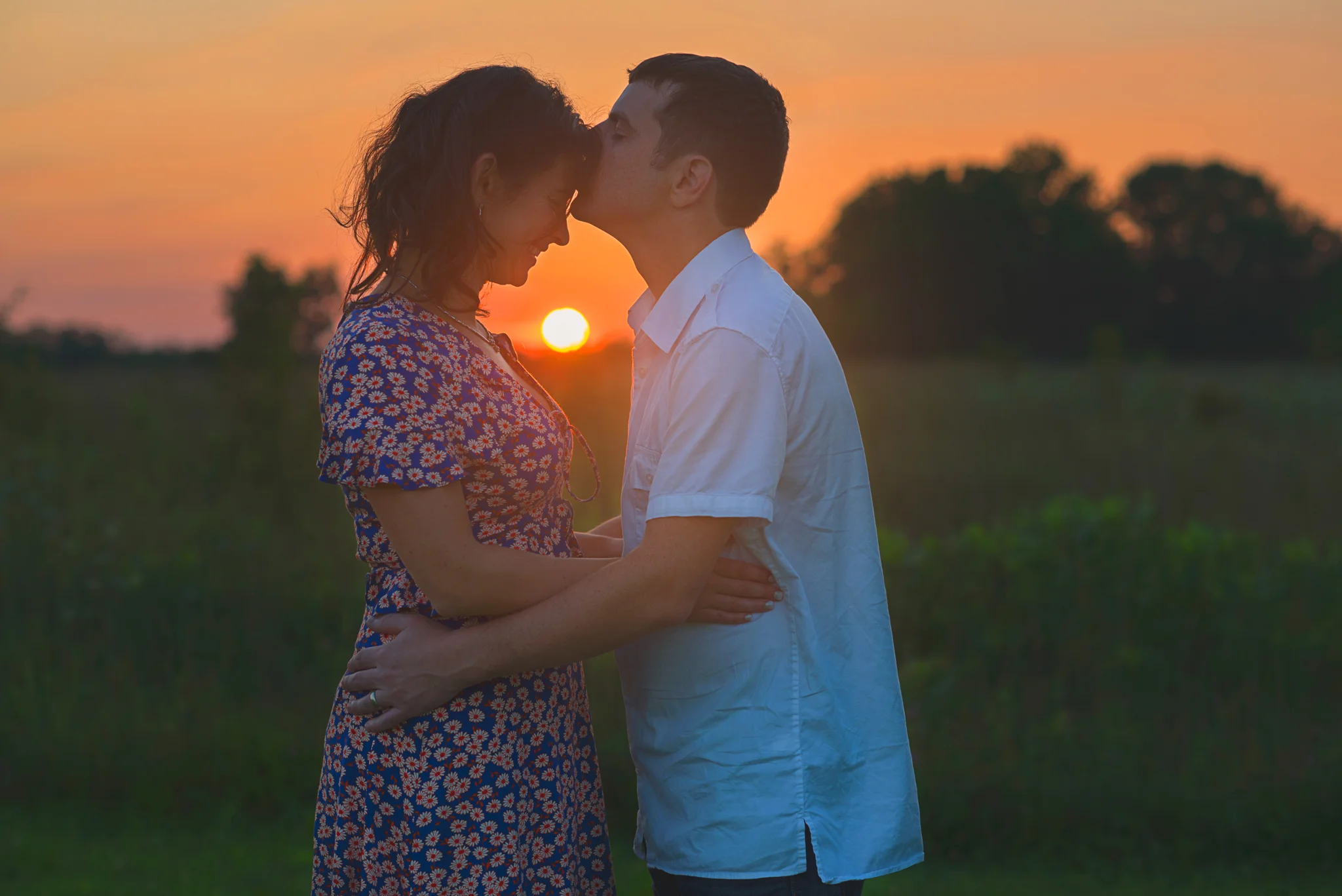 Couple Anniversary at Sunset