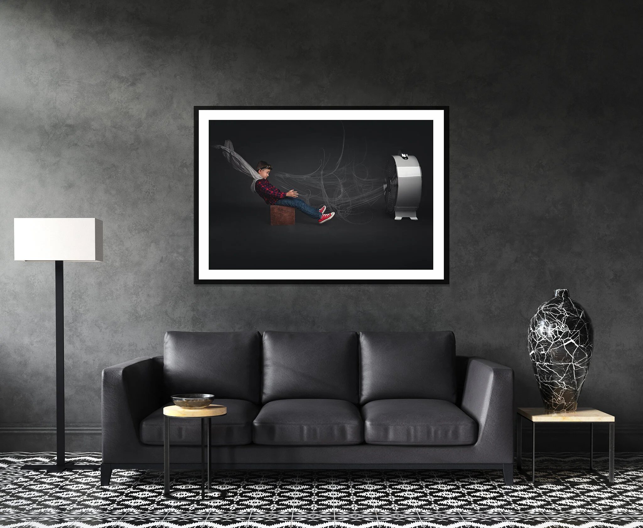 Wall design layout mockup for print collage, Fotoplicity