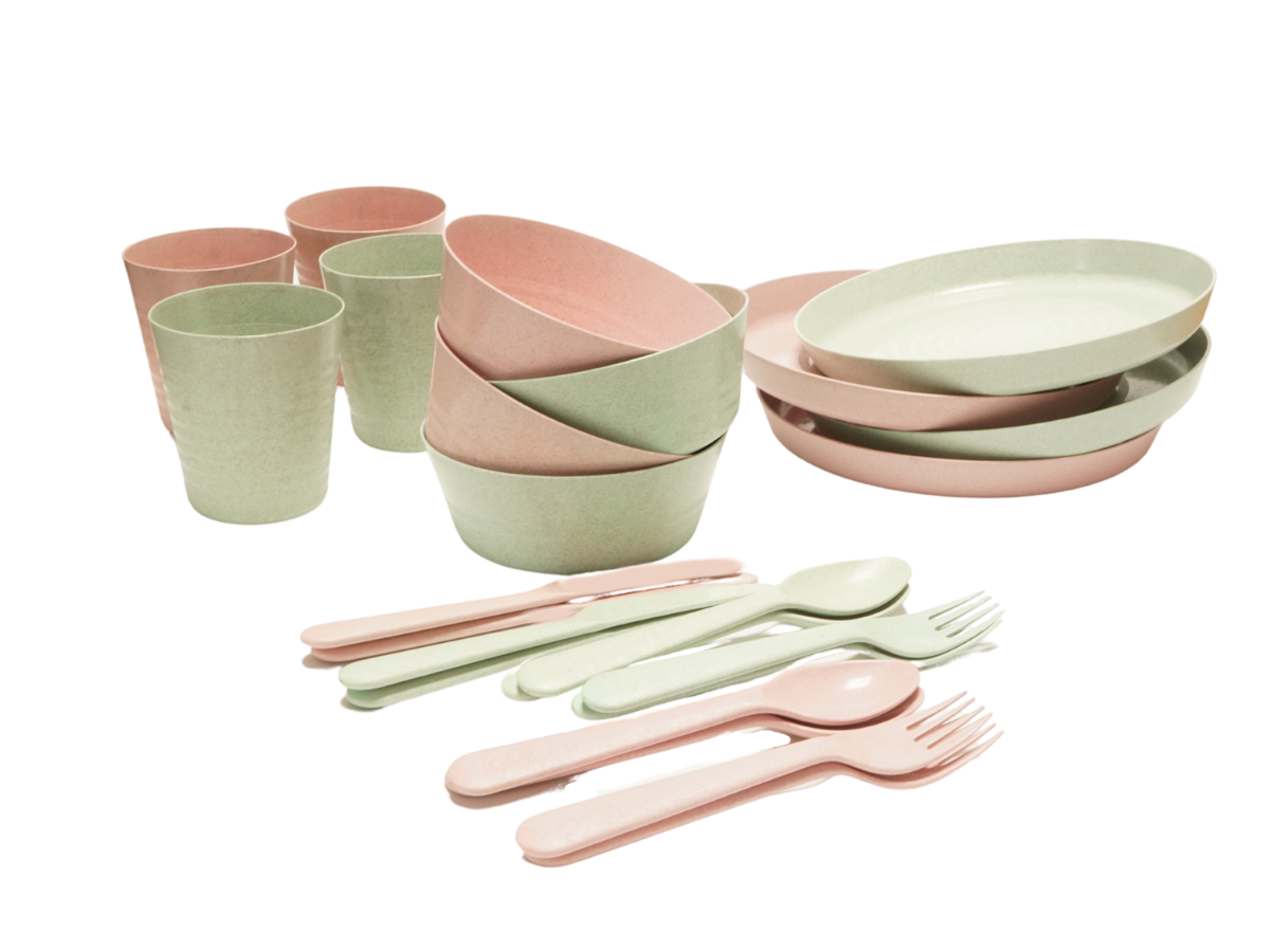 Eco Friendly Wheat Straw Plates Cups Bowls and Cutlery — Elavoland