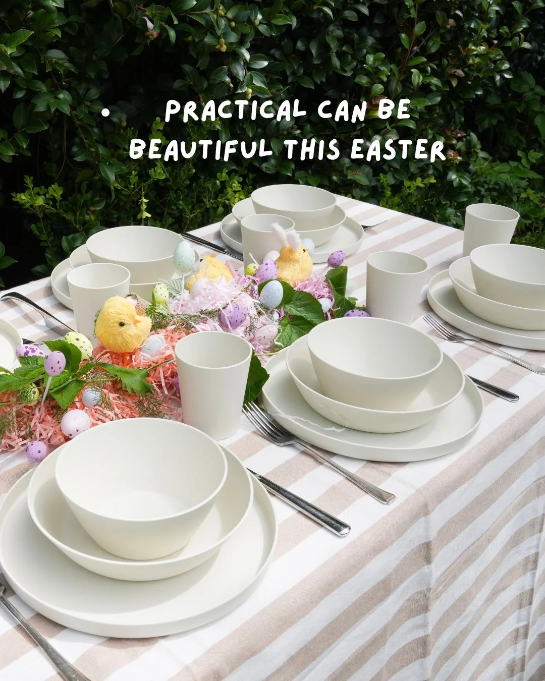 For the mums who want it all this Easter 🤍

A table that&rsquo;s beautiful&hellip;
but still practical for little hands.

No compromises &mdash; just thoughtfully designed pieces your whole family can use.

#eastersunday #easter #lowtox #dinnerware 