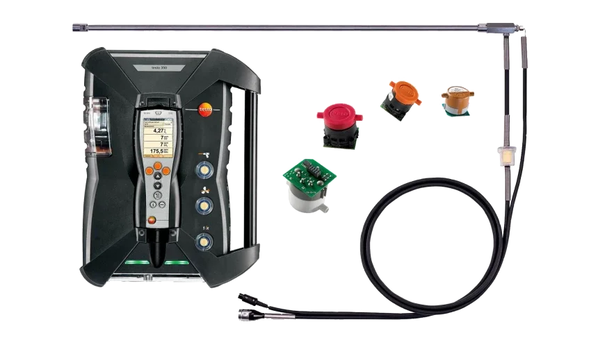 testo 340 - Flue gas analyzer for use in industry