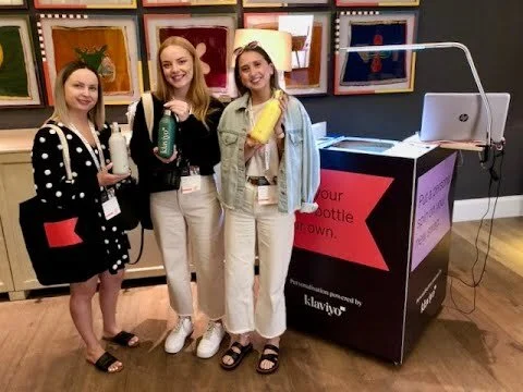 MakersCAFE - Laser engraving on Chilly's bottles for Klaviyo - Sep 2022 - London, UK