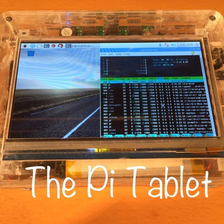 One of our customers built a Pi Tablet on @instructables using our #lasercutting services: A tablet which can house the vast majority of single board computers and each can be changed really easily such as the @raspberrypi etc.