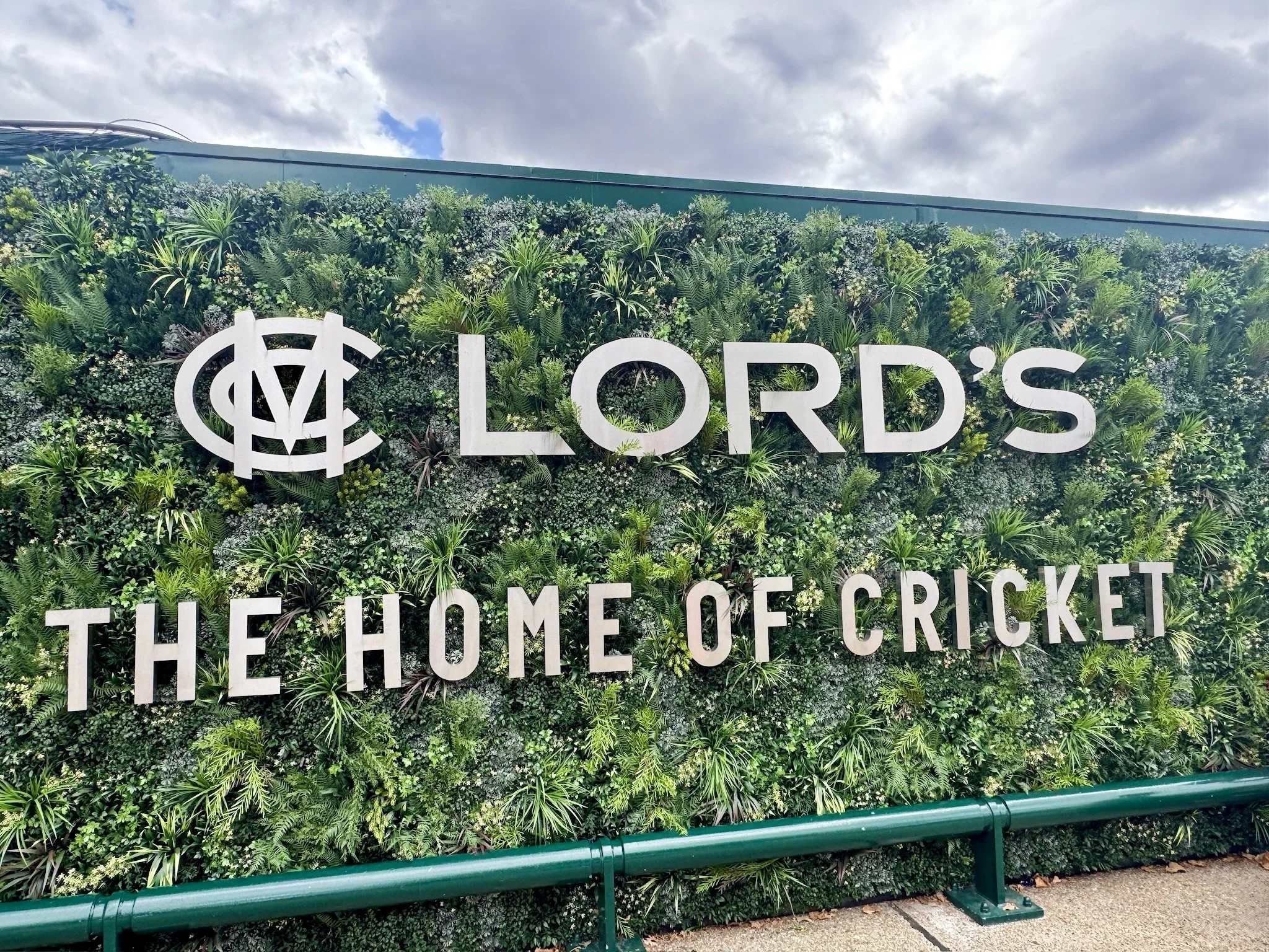 Lord’s Cricket Ground sign reading The Home of Cricket