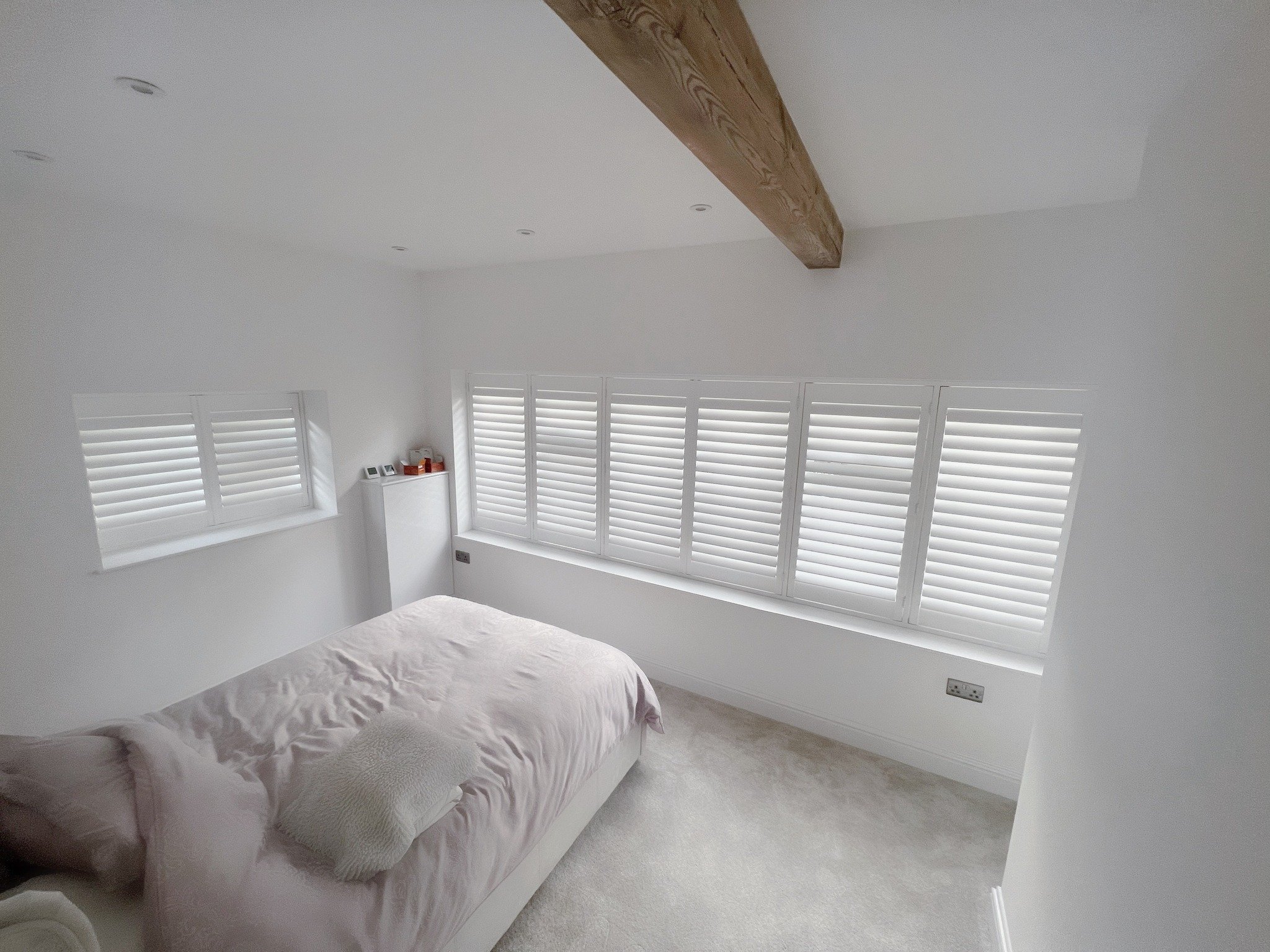 Transform Your Space with Elegance and Brightness! 

Our Full-Height Shutters in Pure White are The Epitome of Sophistication and Versatility. Not Only Do They Add a Touch of Timeless Charm to Any Room, but Their Crisp Colourway Reflects Light Beauti