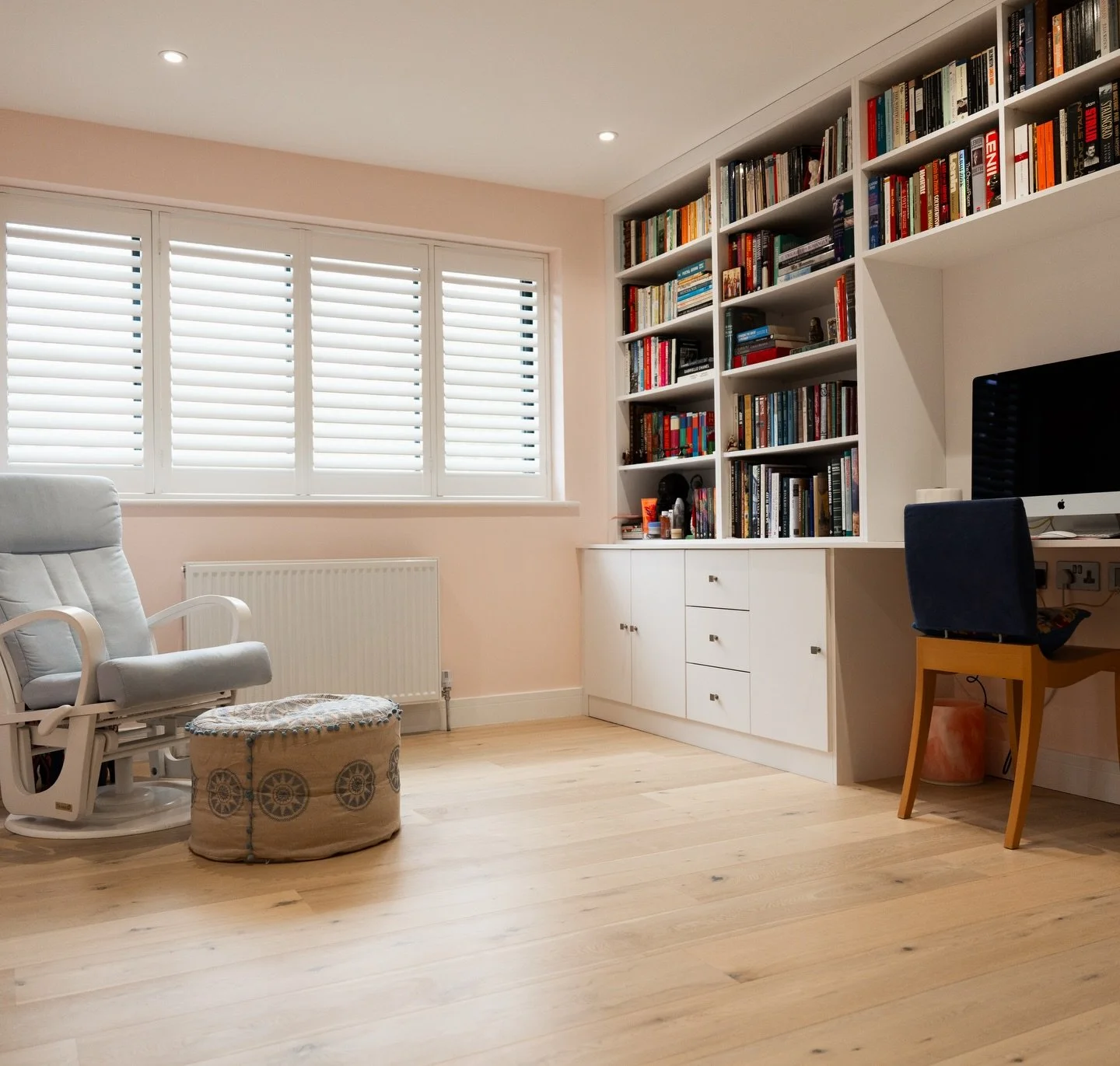 Your WFH sanctuary 🖥️

The key to a productive home office? Controlling your environment. 

Our custom shutters are the silent secret weapon against harsh glare and distracting views. Easily adjust the louvres to flood your desk with comfortable, di
