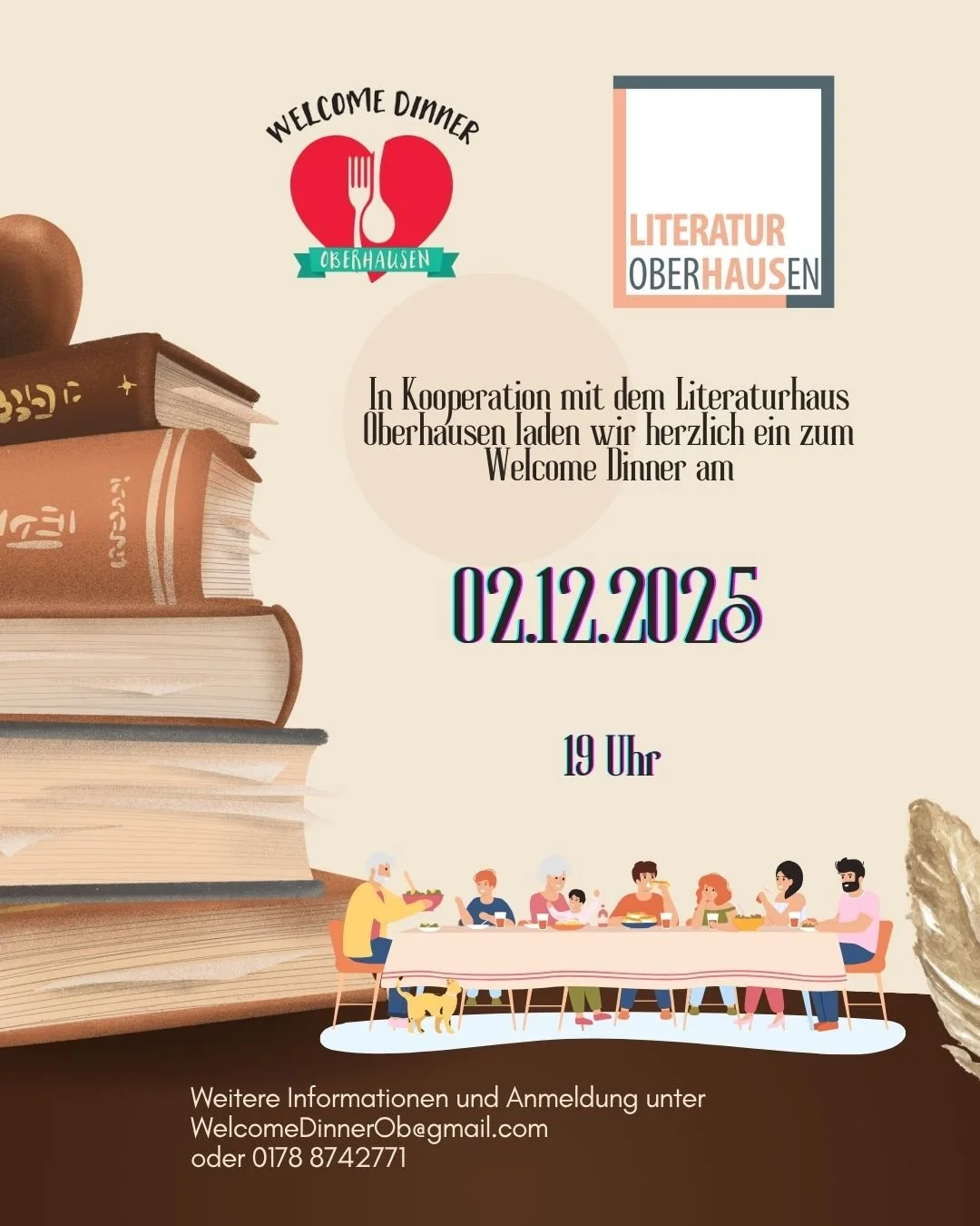 ausgebucht!!!  Welcome Dinner  !!!ausgebucht