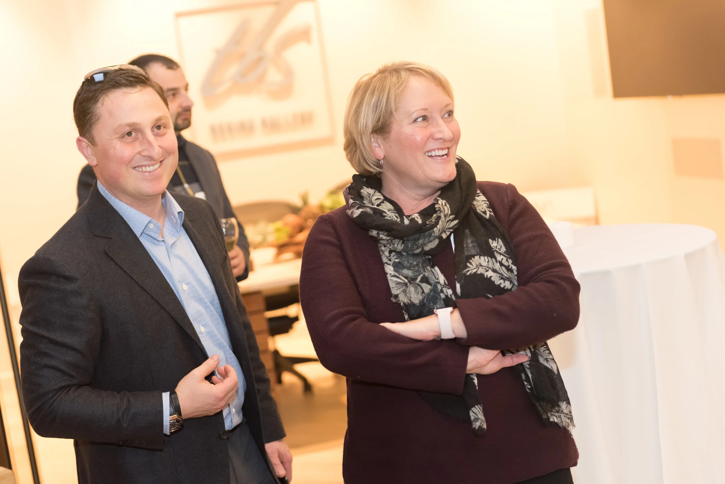 Left - TBS owner Mamuka Grigolia with one of our partner company representative.