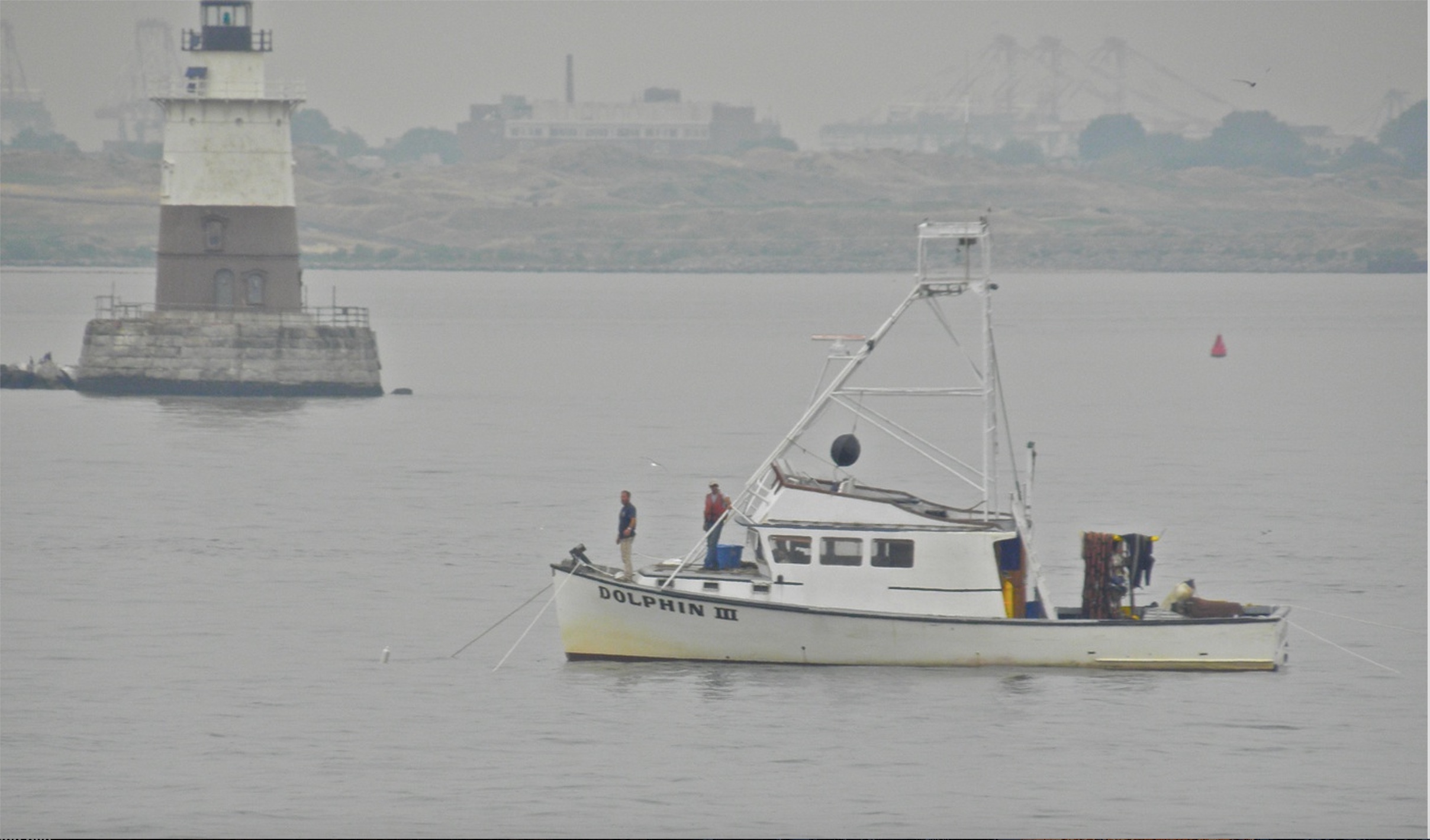Dive Boat Dolphin III. Fully equipped for surface supply air diving with Hot water and underwater video.
