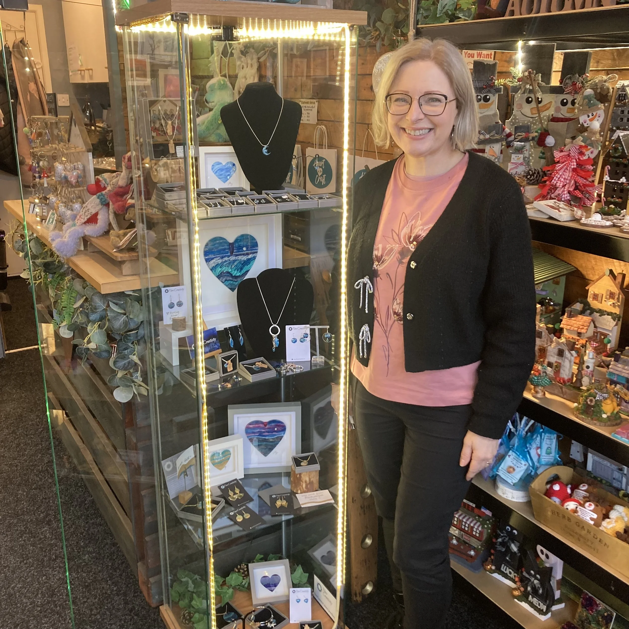 Justine - Flow Creativity - Hand Painted Scottish Jewellery - Heart in the Craft - Troon - Ayrshire.jpg