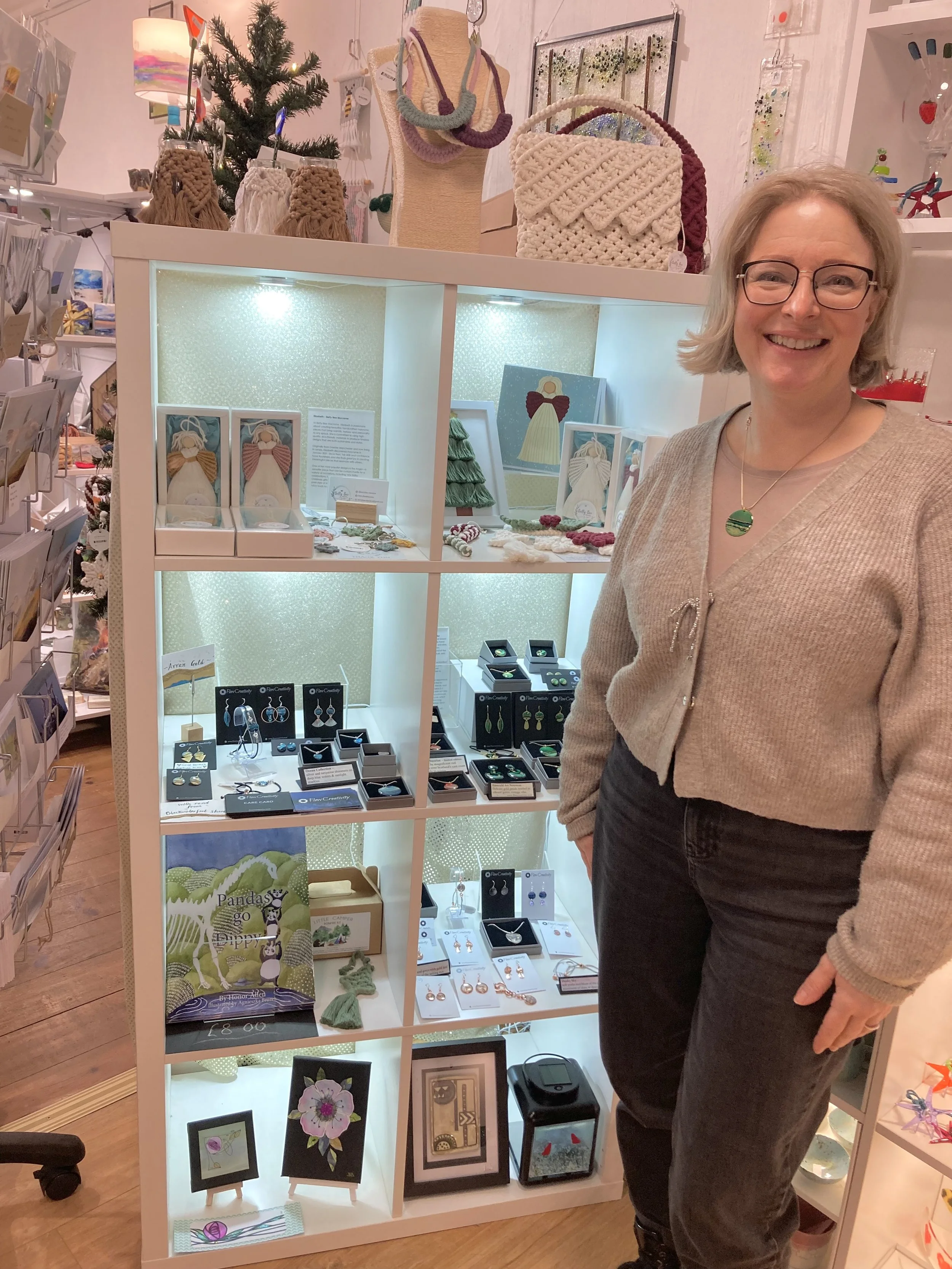 Justine-at Create ED Gallery-Kirkintilloch East Dunbartonshire-Flow Creativity-hand painted Scottish Jewellery.jpeg