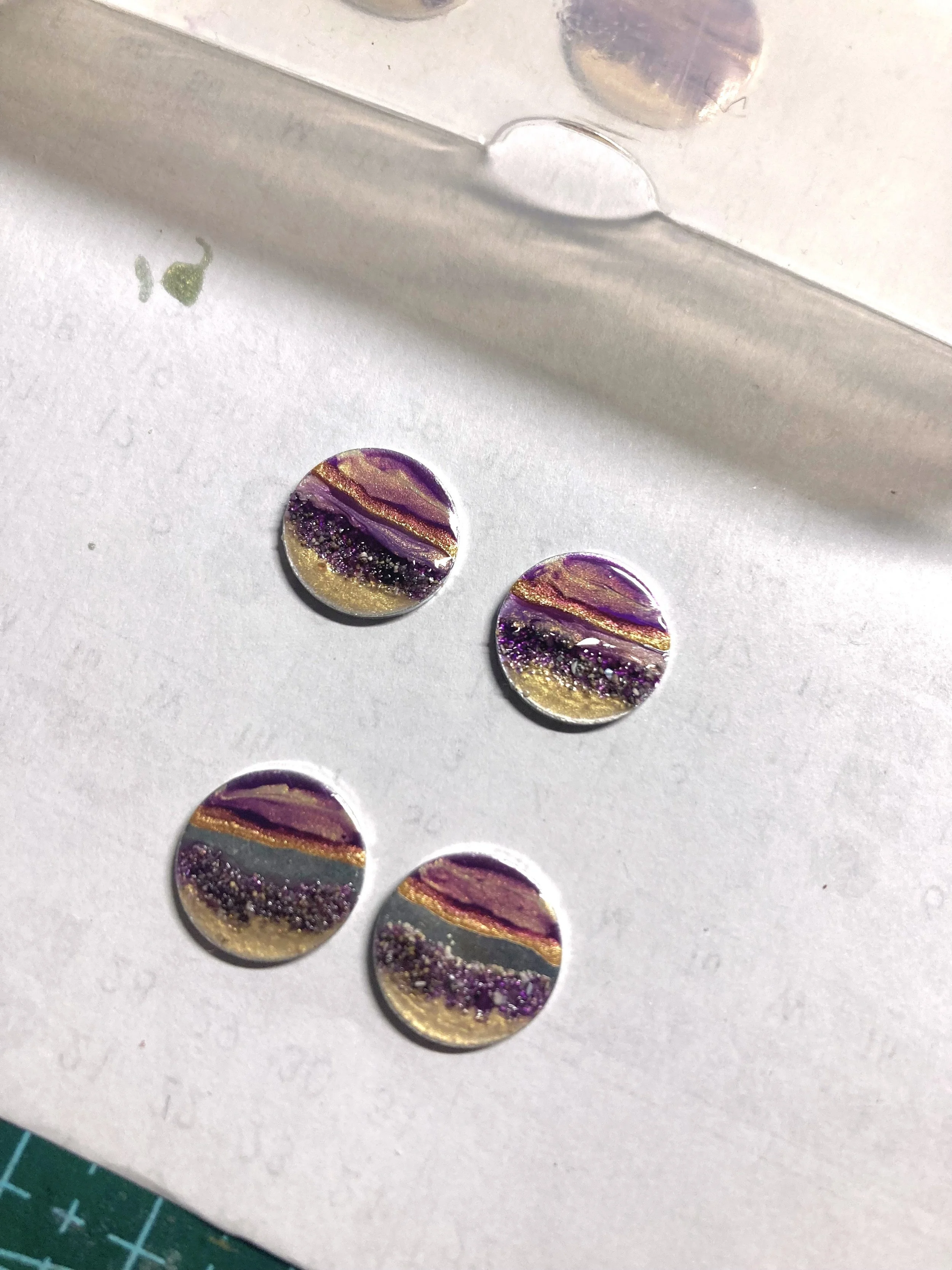 Stud Earrings-with sand from Arran-Flow Creativity-hand painted Scottish Jewellery.jpeg