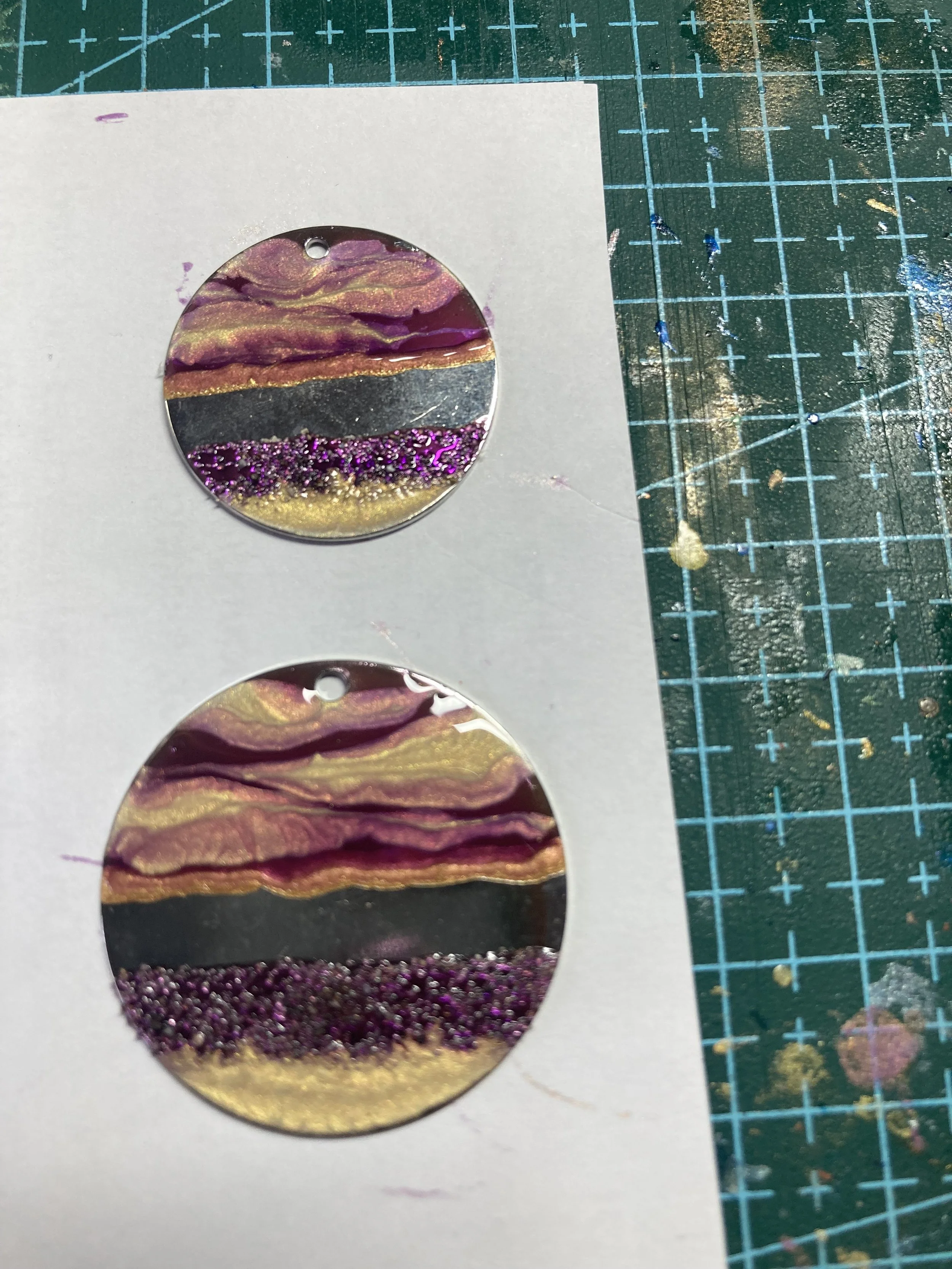 Arran Flow-Sand on Mauve Paint-Flow Creativity-hand painted Scottish Jewellery.jpeg