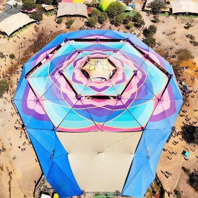 The Dance Temple - Boom Festival 2018, Portugal. 