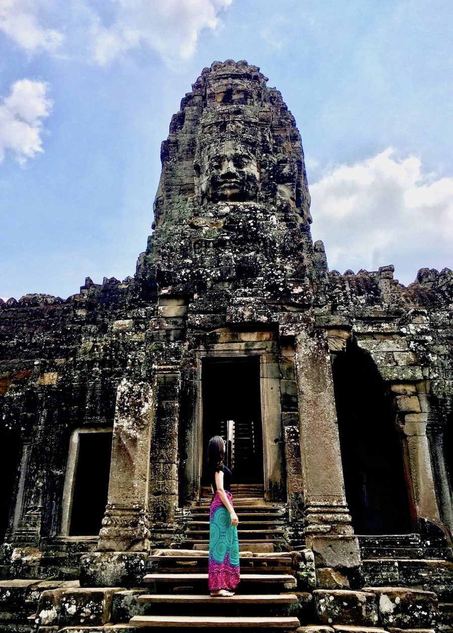 As impressionantes faces do Bayon Temple. Foto: David Mattatia