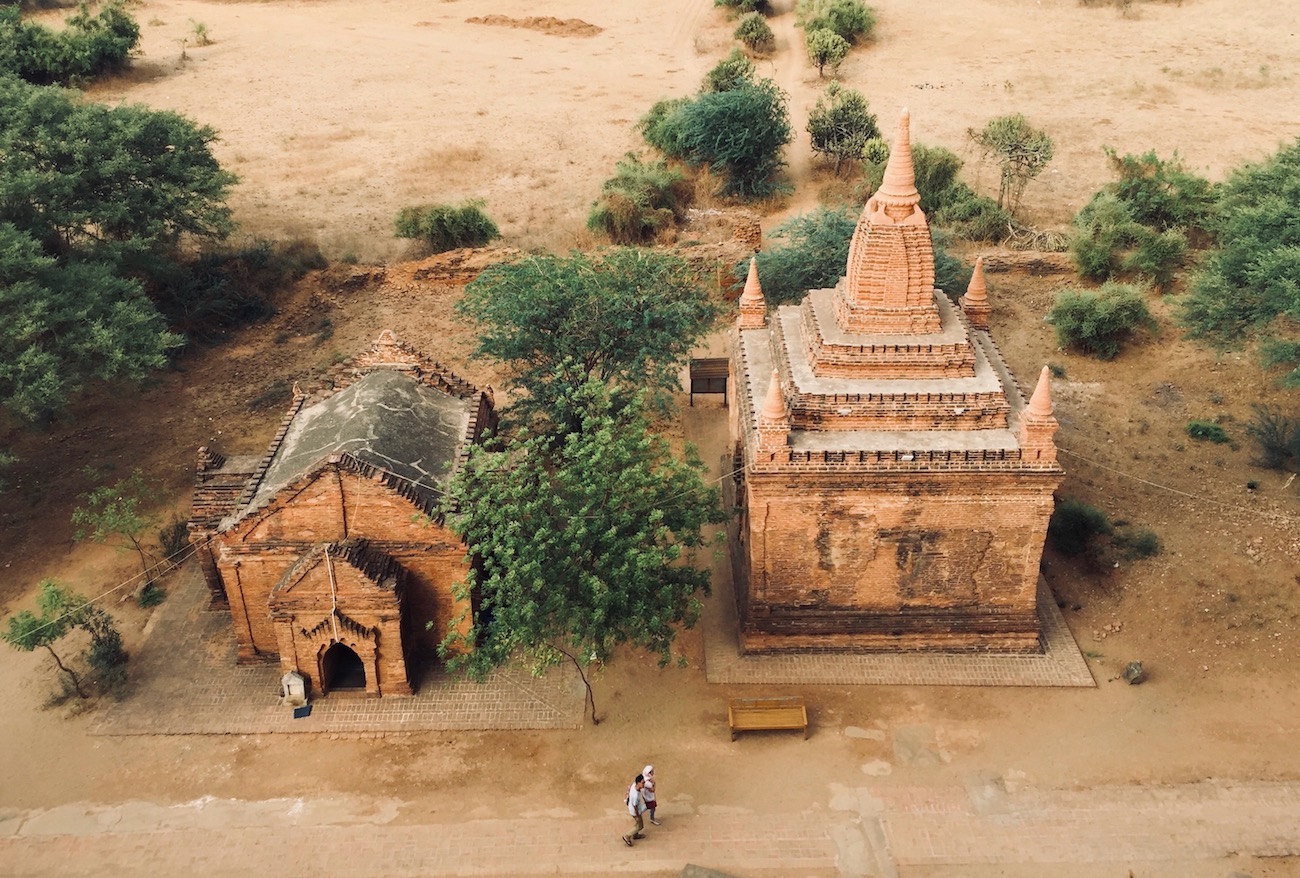 Templos sem nome em Bagan. Foto: Patti Neves