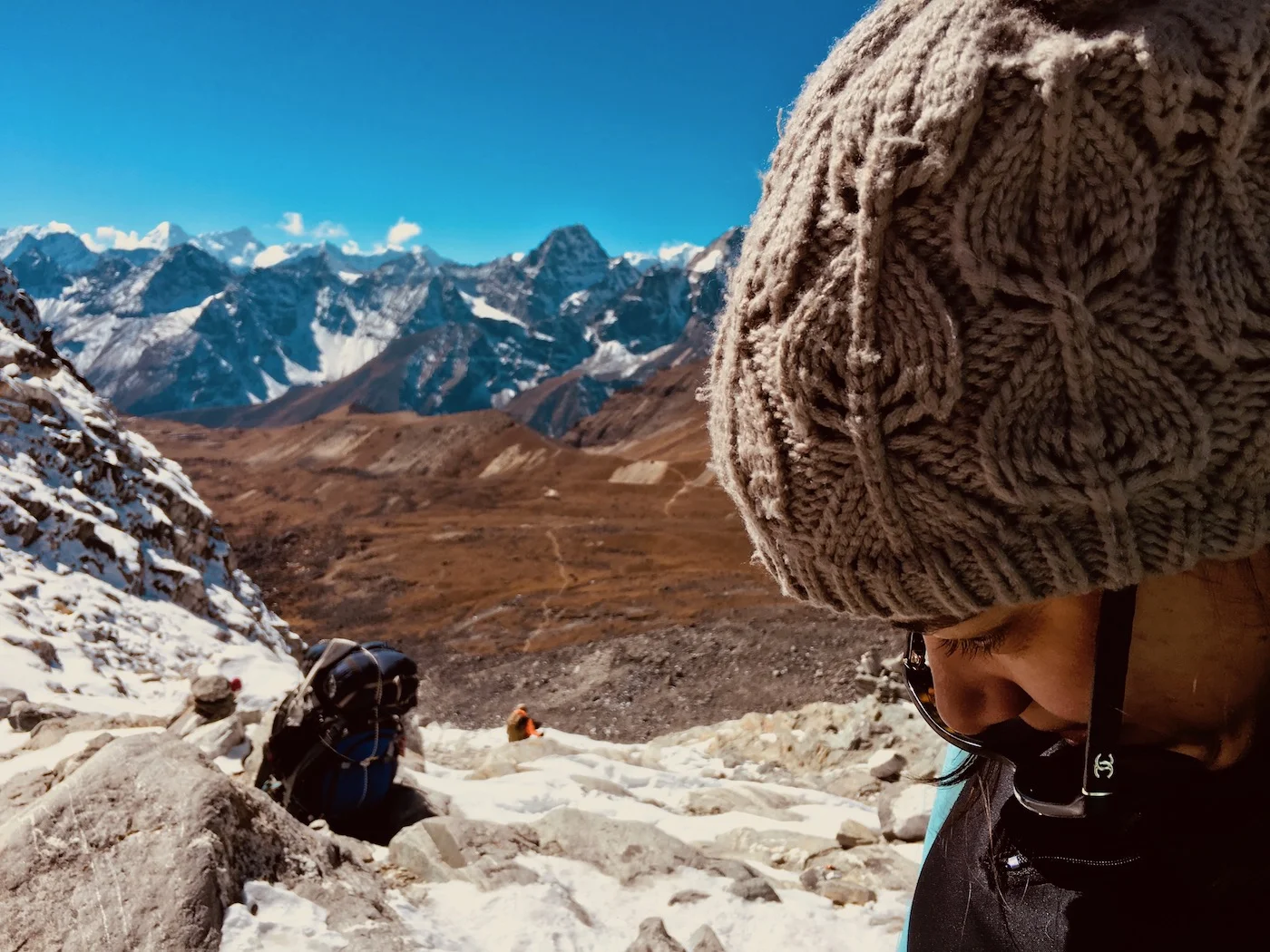 Perdendo o ar no Chola Pass…