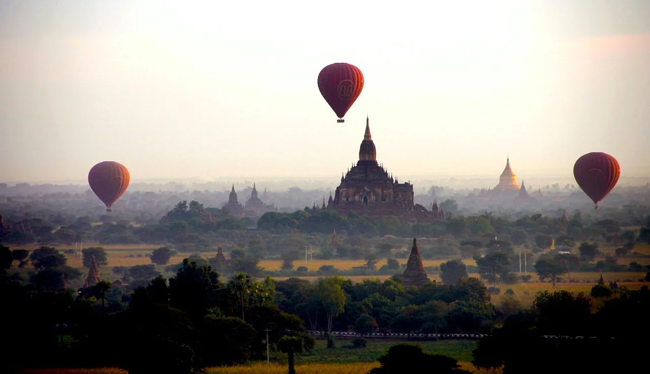 Ballons over Bagan. Photo: Pixabay