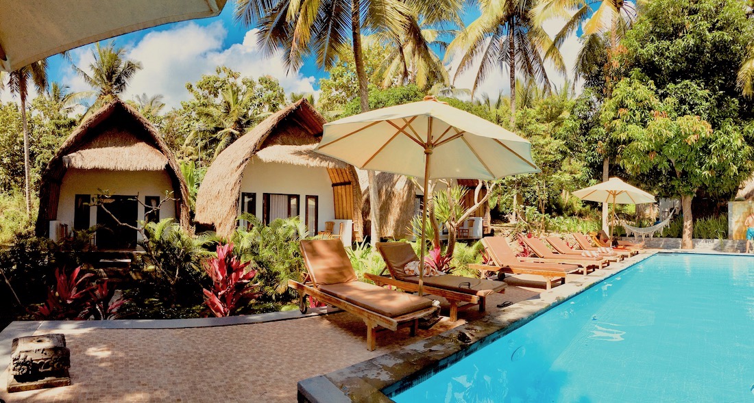 Bangalôs em Bali 🌴 US$ 25/pessoa. Reserve aqui