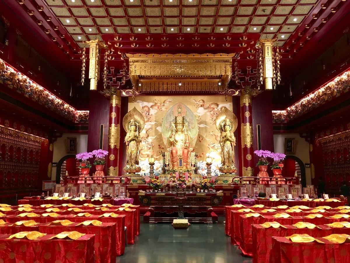 Buddha Tooth Relic Temple. Foto: Patti Neves
