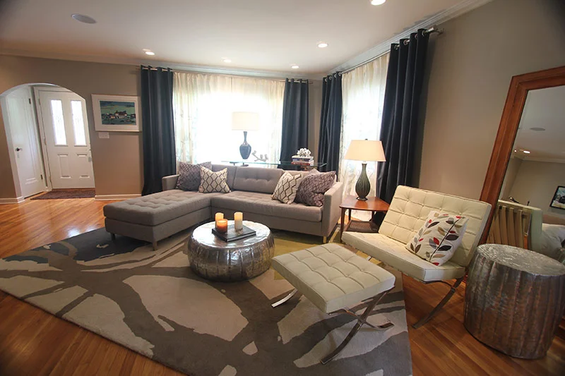 People – always hang the drapery rod above the actual height of the window.
