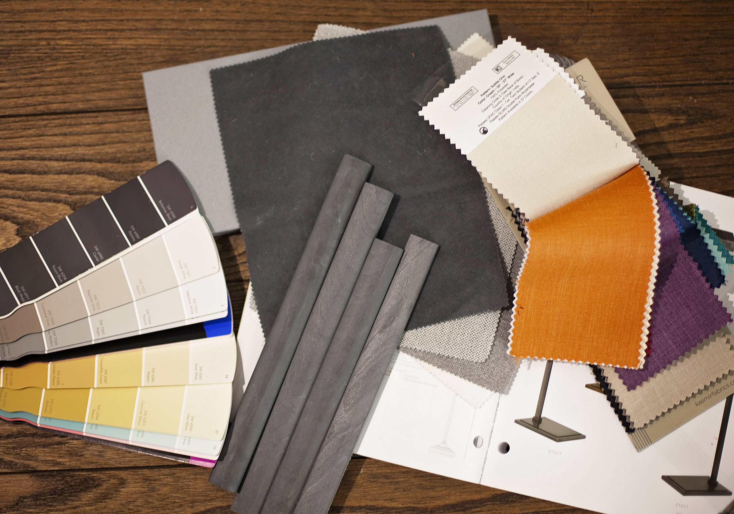 Choices can be overwhelming – that’s where a designer can really help you out.