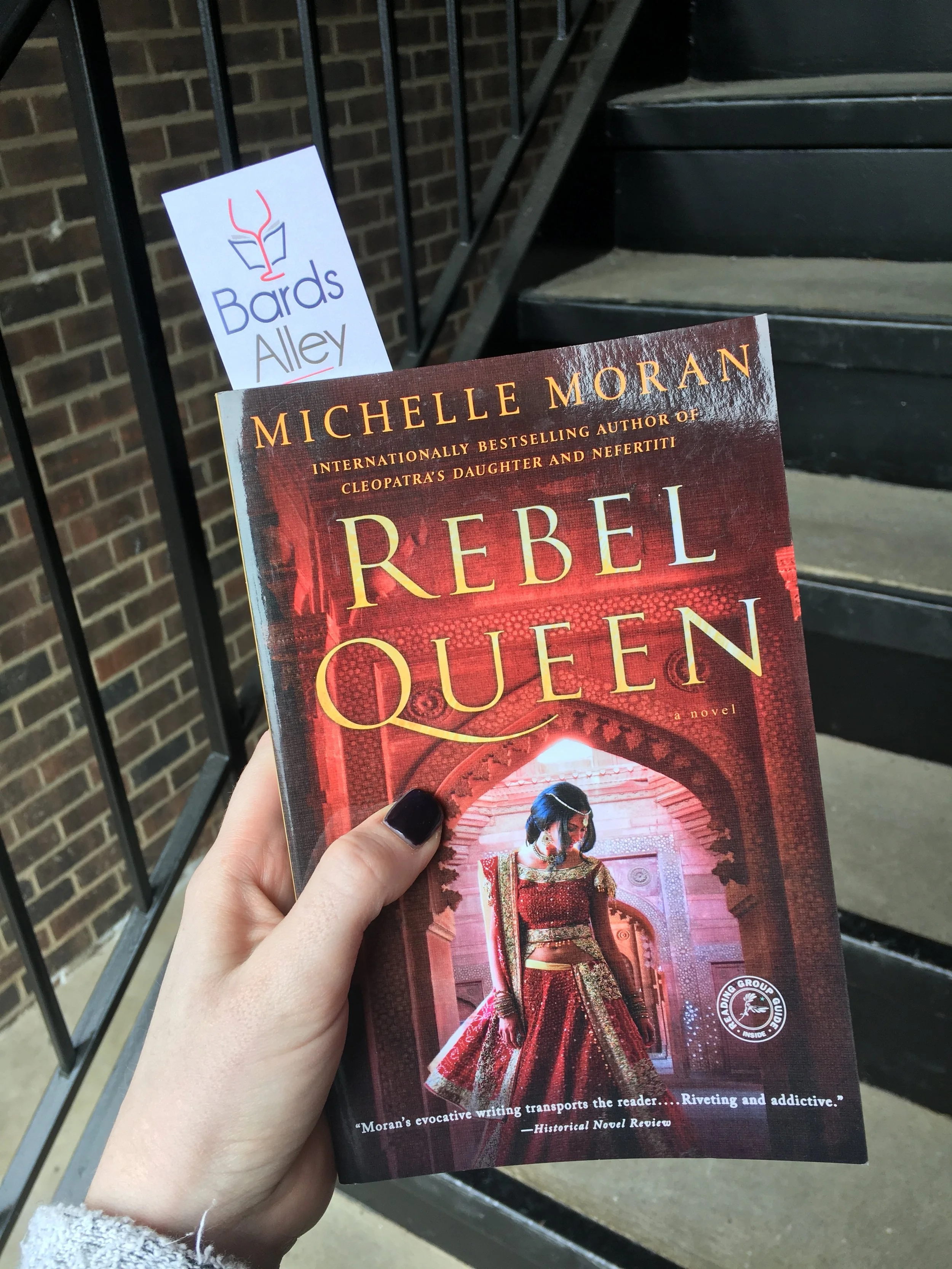 April 2018: Rebel Queen, by Michelle Moran