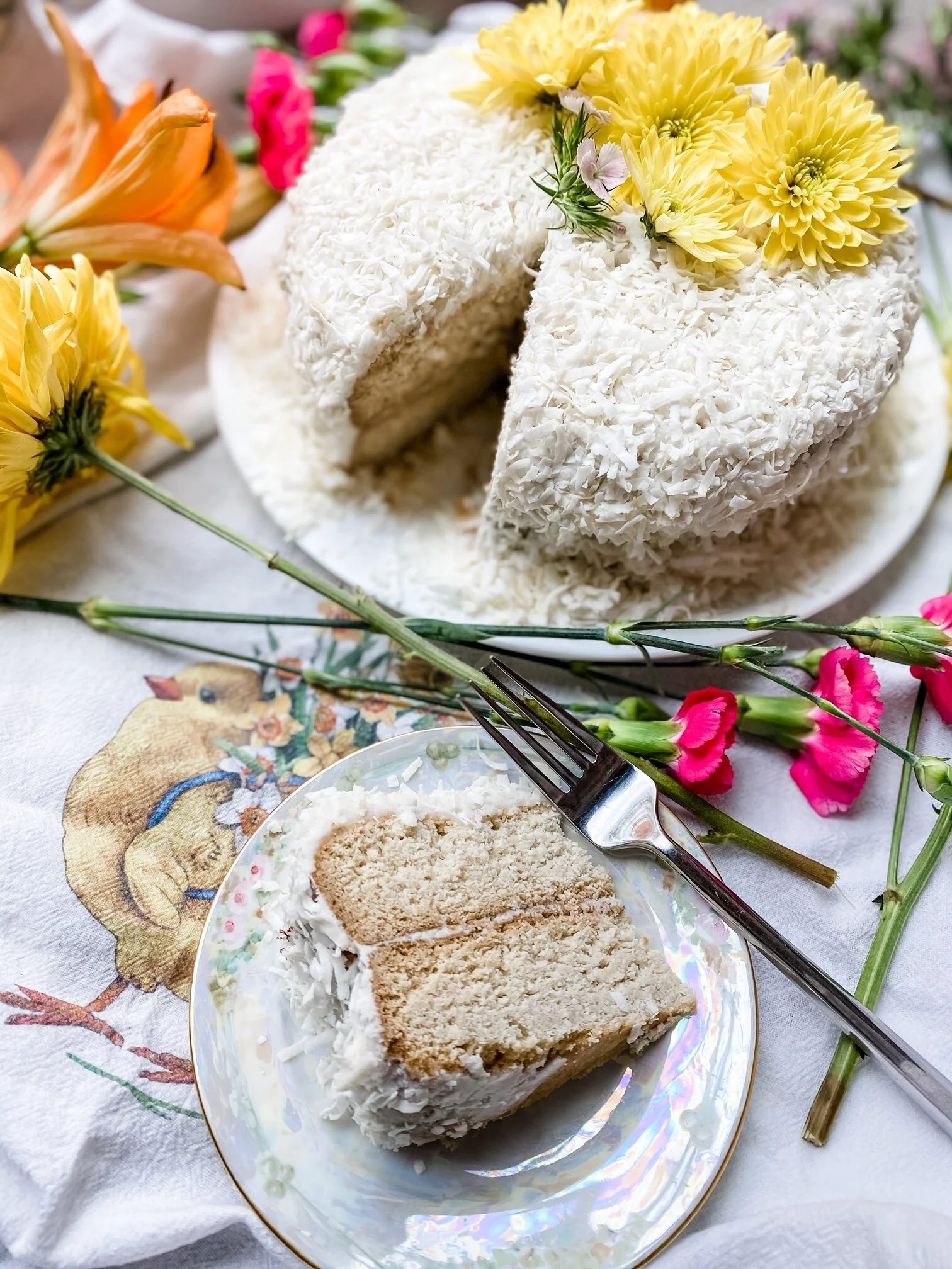 Coconut Easter Cake