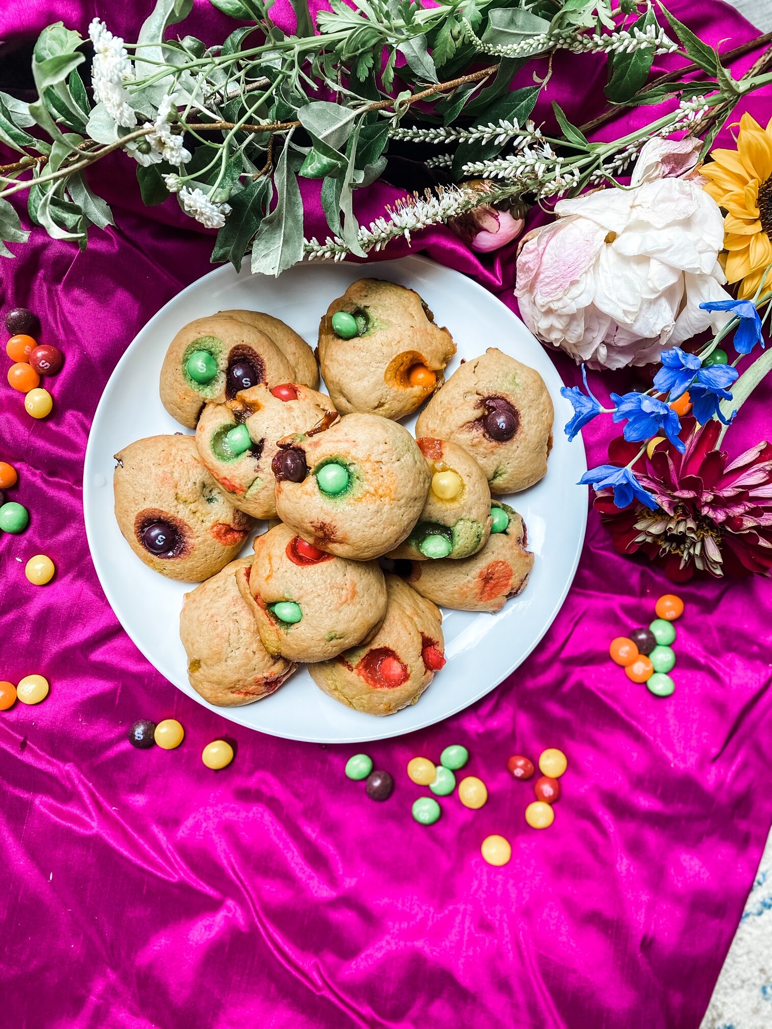 The Black Flamingo: Skittles Cookies