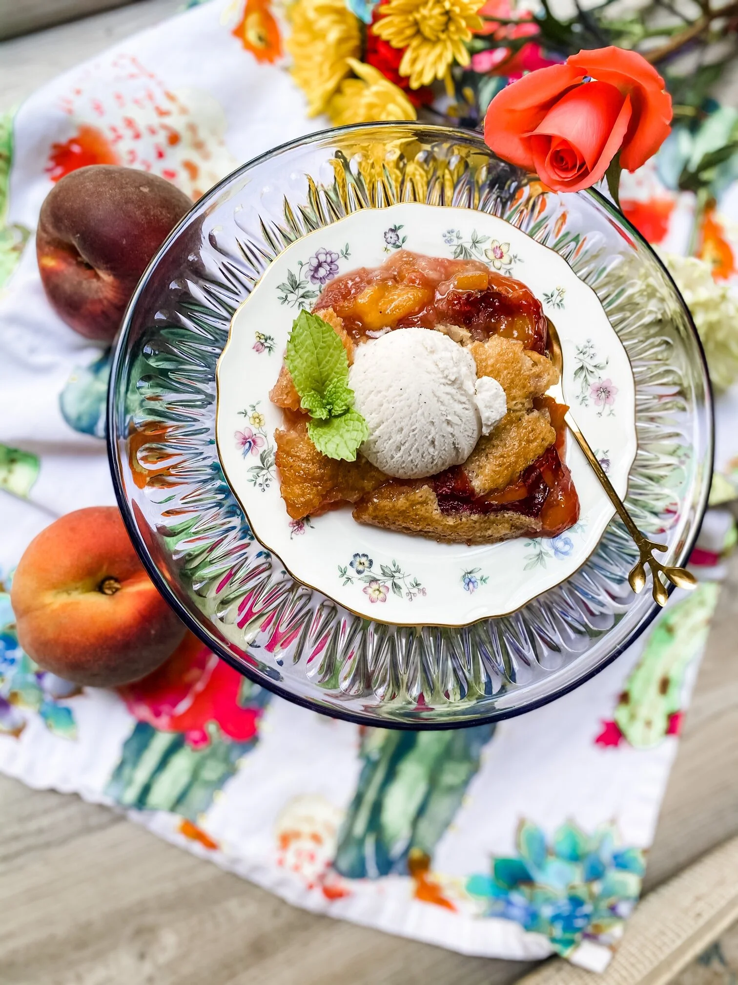 Summer Series: Peach Cobbler