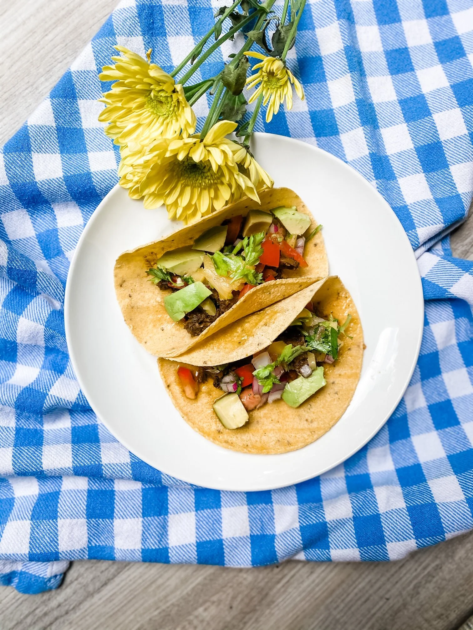 Such a Fun Age: Jerk Chick'n Tacos with Pineapple Salsa