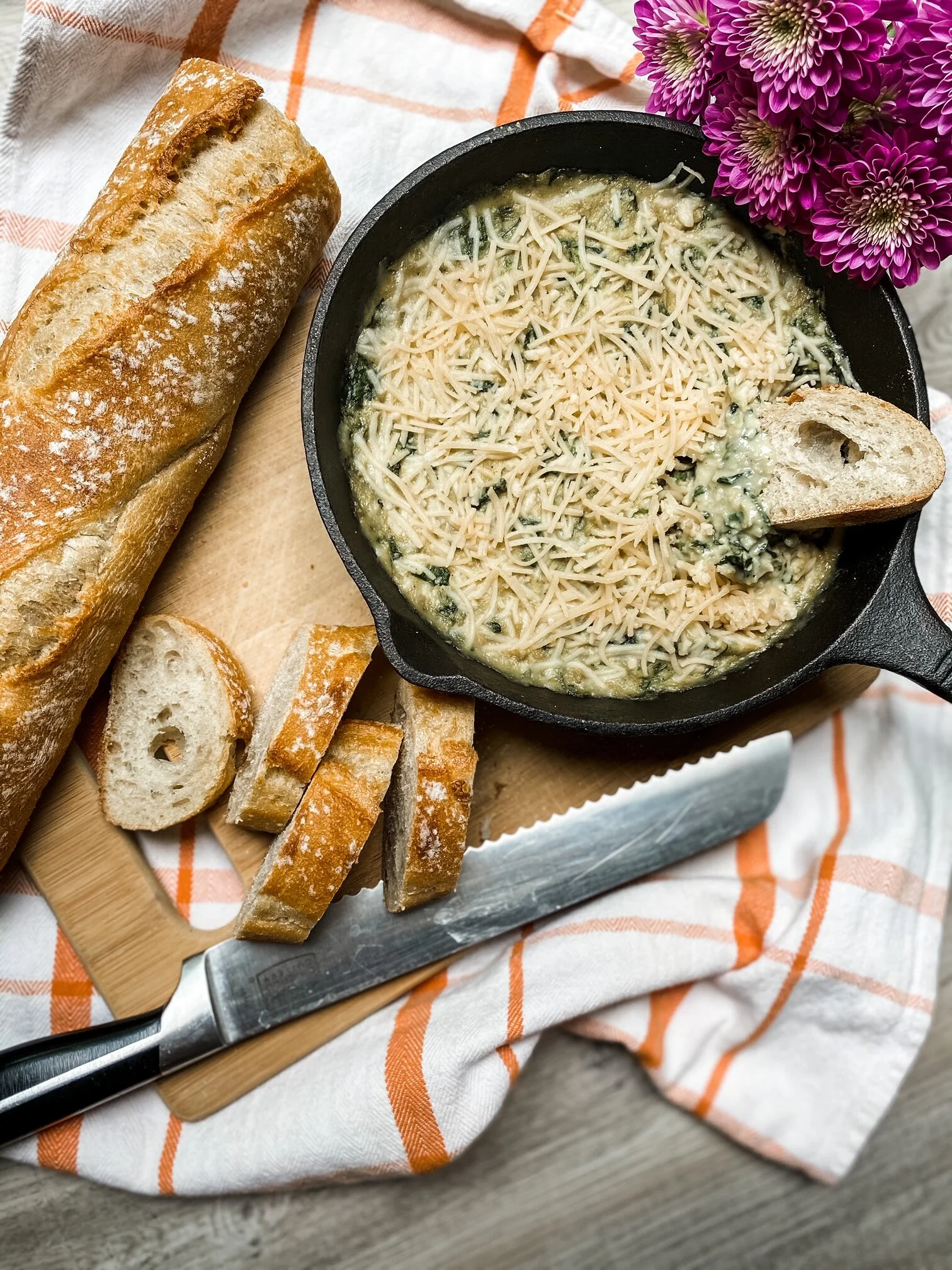 Fall Series: Spinach Artichoke Dip
