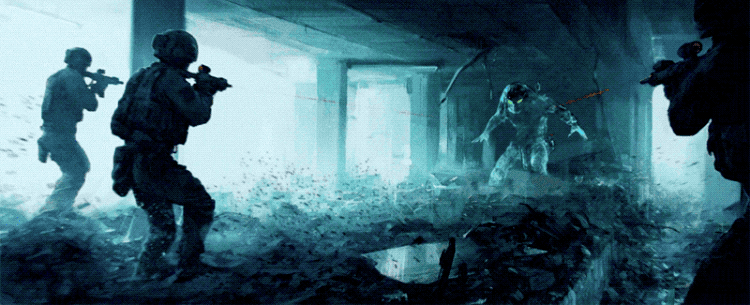 Vitalii Smyk put together this sick piece , and while I was gearing up for work on The Predator (2018), I wanted to have a rough After Effects template to drop footage or art into for the Predator vision transition.
