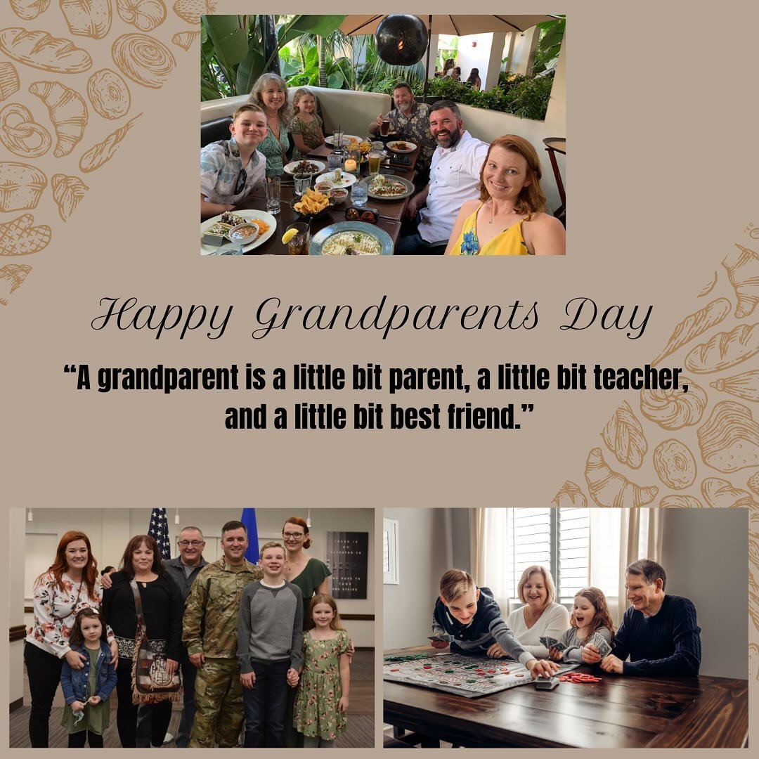 👵👴 Celebrating Grandparents Day with Sweetness and Love! 🌟💖
Today, we honor and cherish the incredible grandparents who fill our lives with wisdom, warmth, and unconditional love. 

Join us in celebrating these wonderful souls who have shaped our