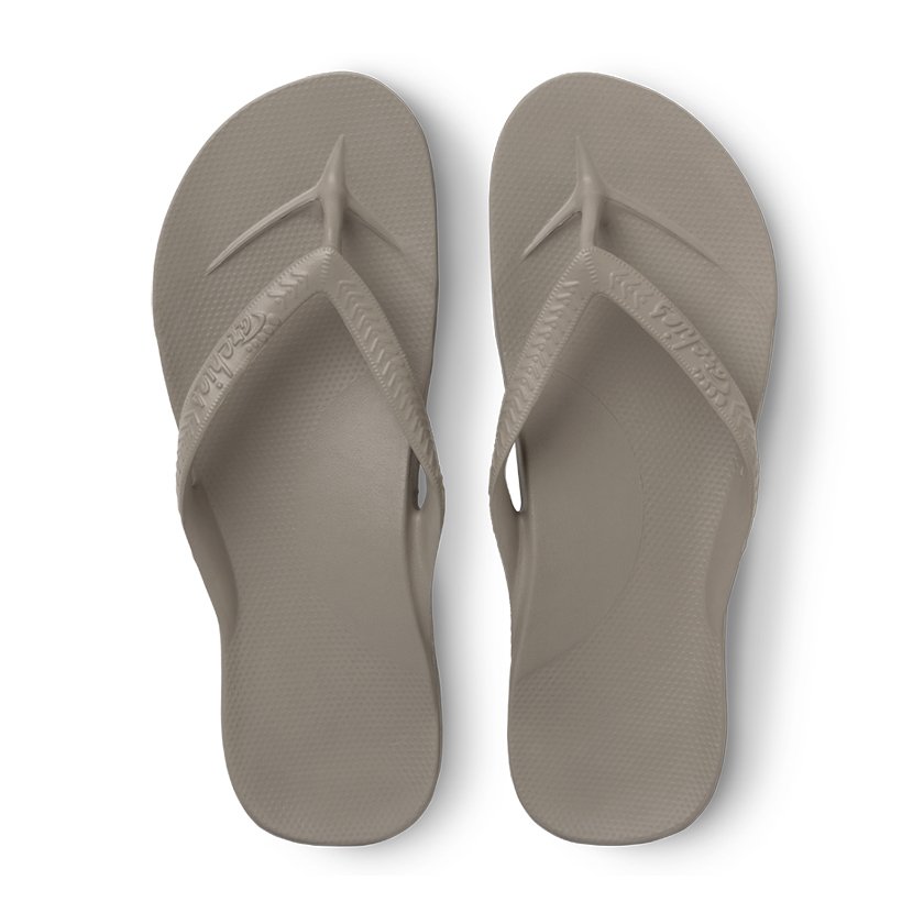 Archies_Thongs_- Taupe -_Arch_Support_Sandals_Birds_Eye_View.jpg