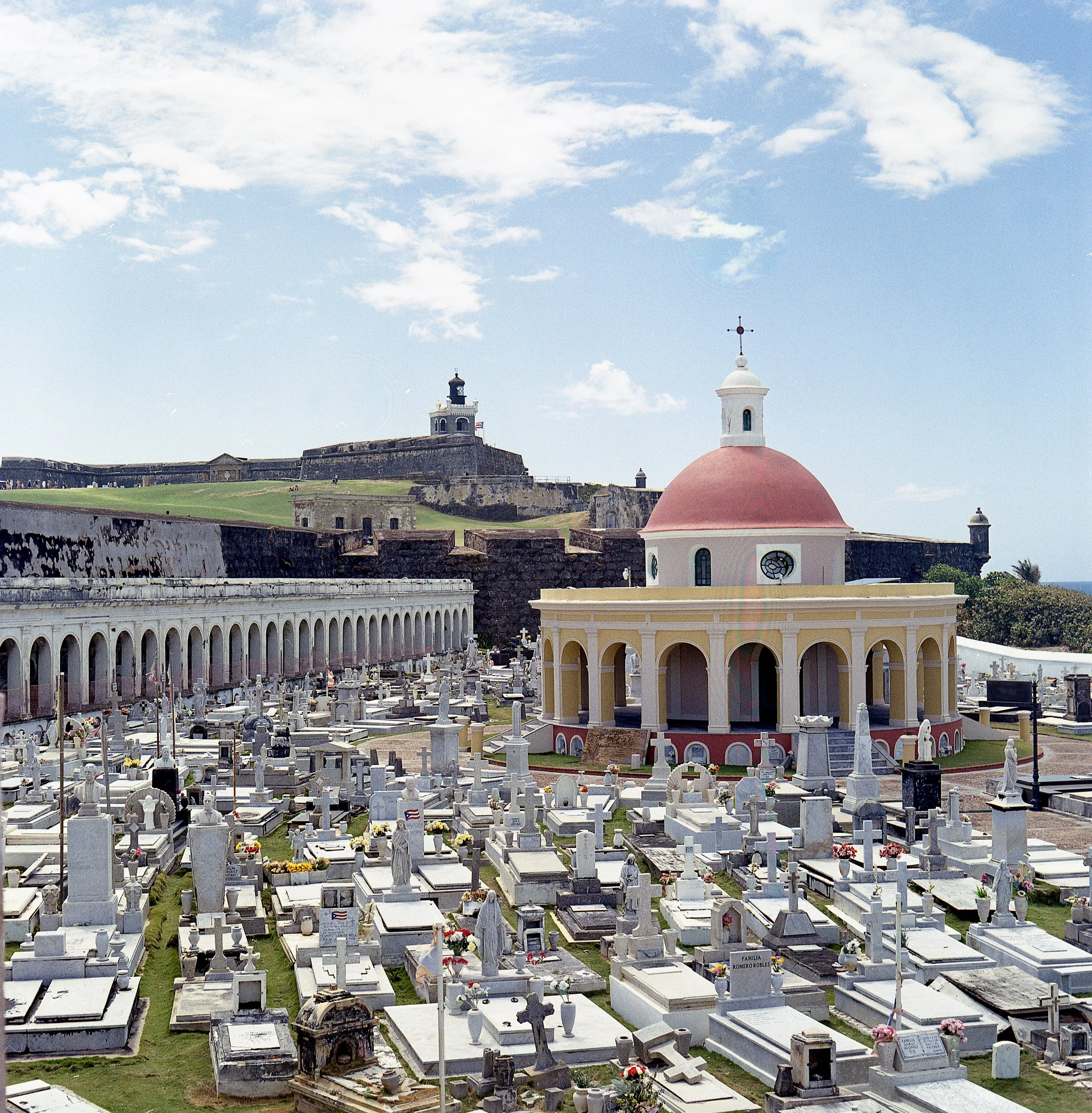 Looking Towards a Historic Cemetery and El Morro, Old San Juan - Puerto Rico | 2023