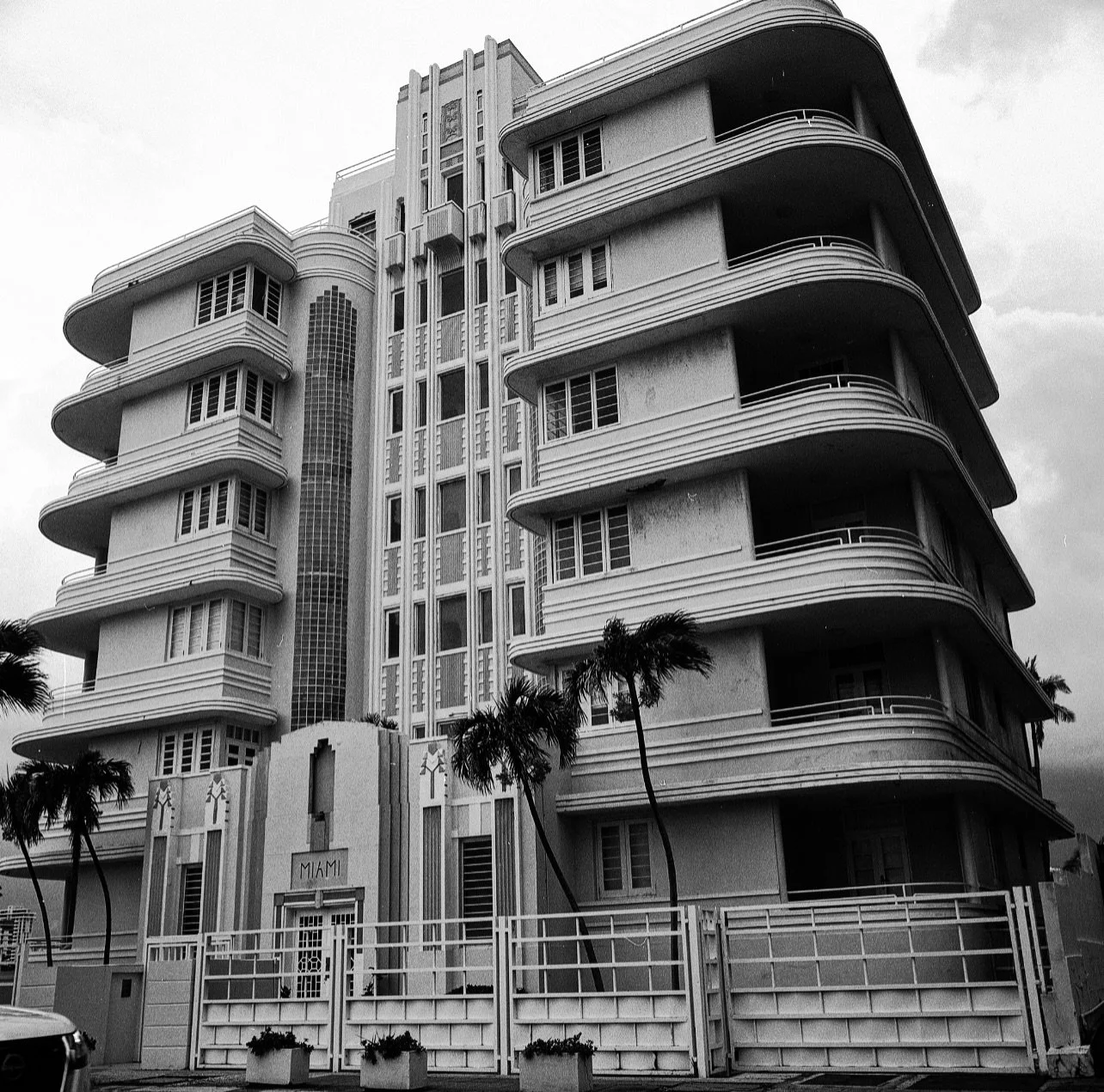 It took four years but I finally had the opportunity to photograph this stunning art deco building. It was insanely difficult to frame because of its wide base; the popular but ugly parking lot across the street was the only vantage point to work wit