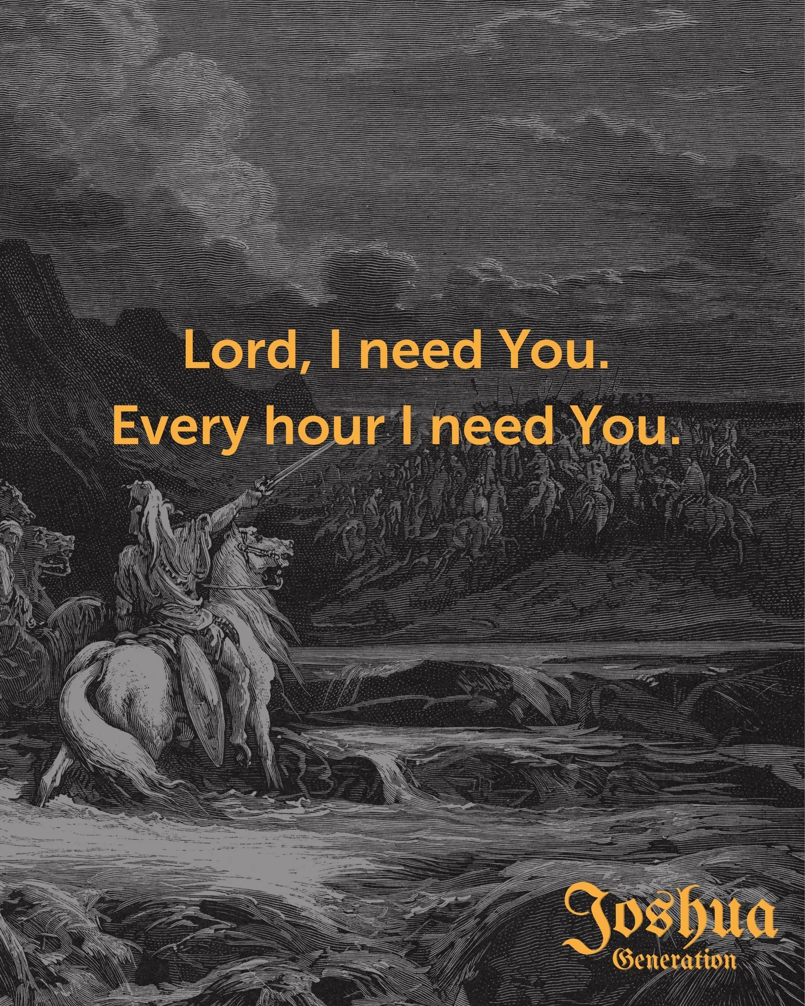 &ldquo;Lord, I need You, every hour I need You.&rdquo; 

This simple song was our prayer on Sunday&mdash;a reminder that following Jesus isn&rsquo;t a one-time decision, but a daily rhythm of returning to Him.

Our coming to Christ, our confession, o