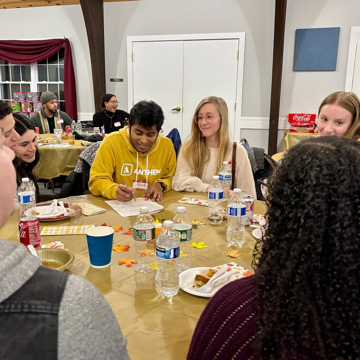 Friends + food + gratitude = our favorite night of the year. 🧡

Mark your calendars &mdash; Friendsgiving is coming up! Scroll through to see some of our favorite moments from last year.

On November 22 we&rsquo;ll gather at Heritage Park Baptist Ch