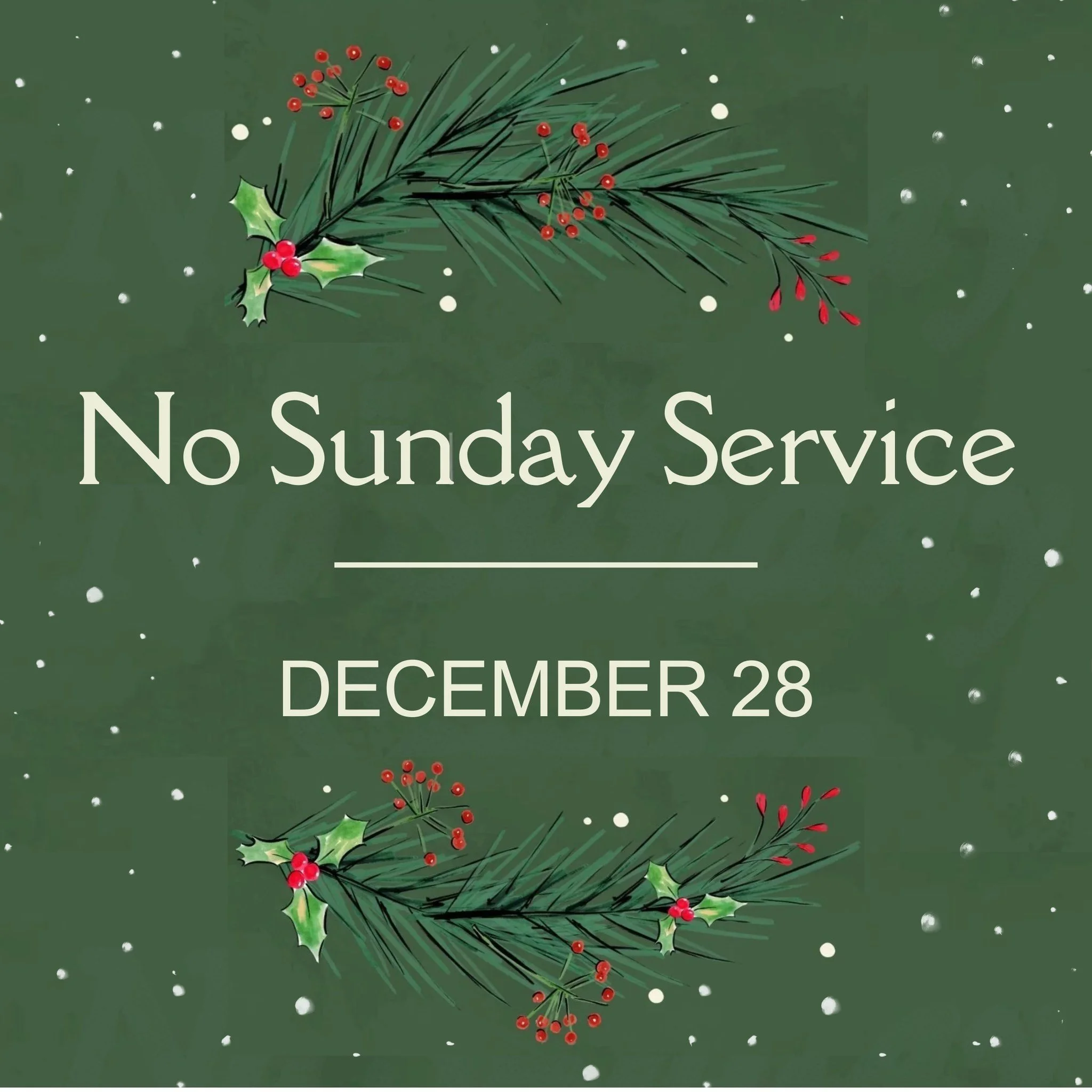 Hey, Anthem Family!

The holidays are a time to connect with the people you love most 🤍This Sunday, December 28, we will not be gathering for an in-person service.

Instead, we&rsquo;re creating space for you to be present with family and friends, s