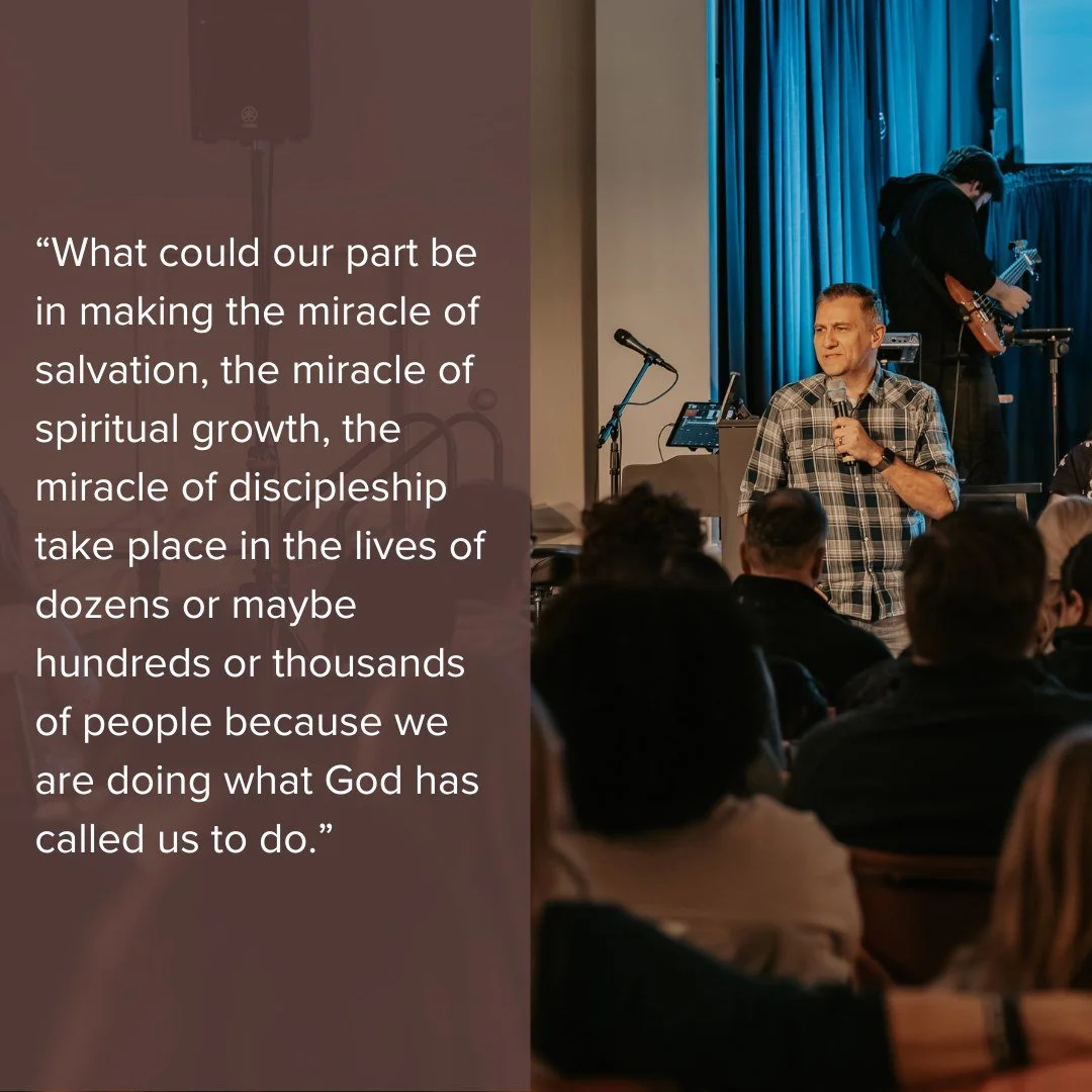 When Jesus turned water into wine, He didn&rsquo;t just make enough &mdash; He made it abundant. 🍷
 Filled to the brim. Extravagant. Generous.

This Sunday, Colin reminded us from John 2 that when God works, He works in abundance. We can trust Him w