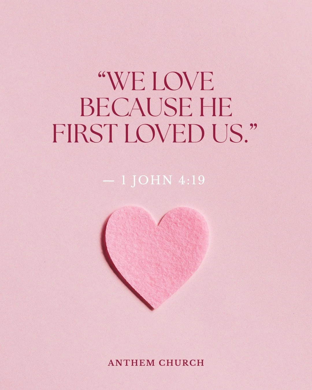 On a day that celebrates love, we remember where love truly begins.

Our ability to love &mdash; our spouses, our friends, our families, our neighbors &mdash; doesn&rsquo;t start with us. It starts with God. His love isn&rsquo;t something we earned o