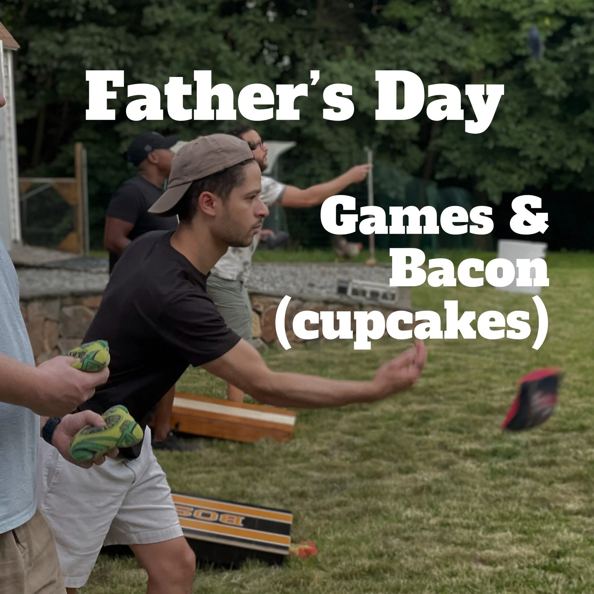 Dads, this one's for you. 🎉

We are doing Father's Day right this year at Anthem and we need you to mark your calendars ! Bacon Cupcakes &amp; Backyard Games is happening on June 21 after service &mdash; and yes, bacon cupcakes are exactly what they