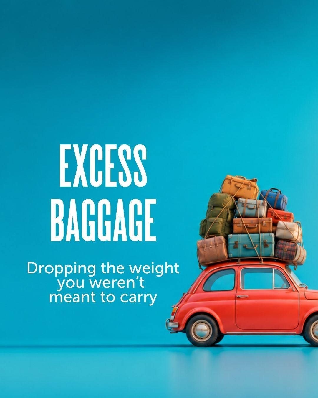 What are you carrying right now that was never meant to be yours? 🤍

Anxiety. Guilt. Past mistakes. The need to control everything. The exhaustion of constantly comparing yourself to everyone else.

Most of us have been lugging that weight around fo