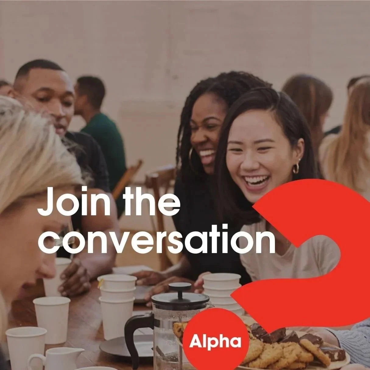 What if you could ask every question you've ever had about faith with zero judgment and zero pressure? 👀

That's exactly what Alpha is.

Starting Monday, September 21st we are hosting a laid back dinner and conversation series exploring the biggest 